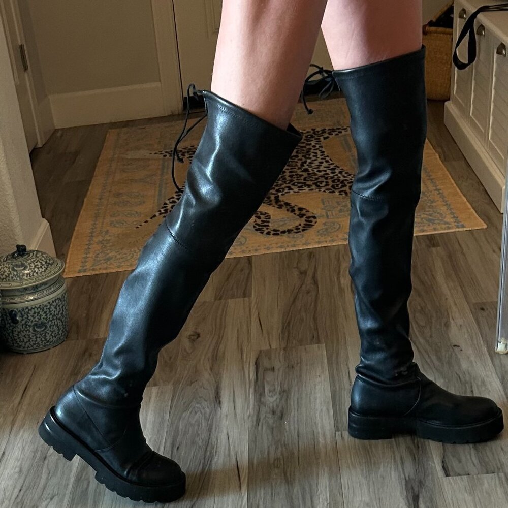 Stuart Weitzman Lowland Ultra Lift Over the Knee Boots size 10
